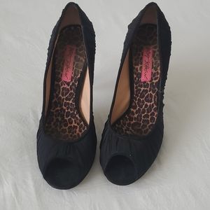 Betsy Johnson Peep Toe Pumps